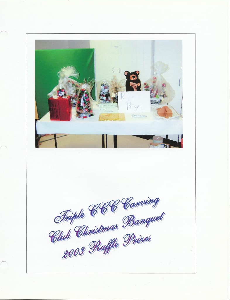 2003 Christmas Dinner