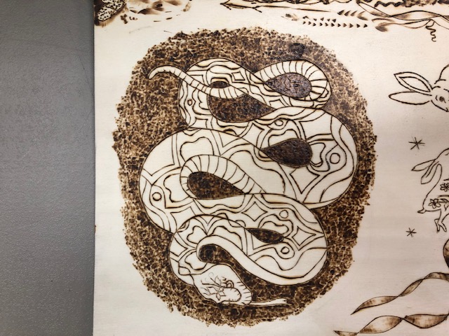 Carol Palermo's Carving