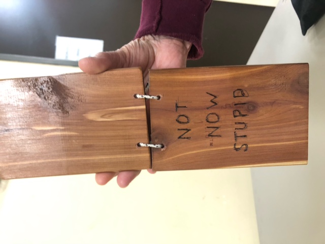 Arnold Ridley's Carving