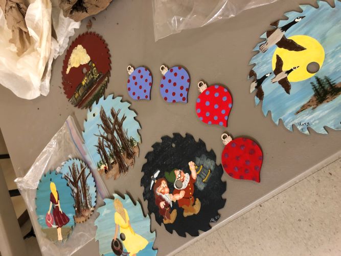 Mary Insley's Carving