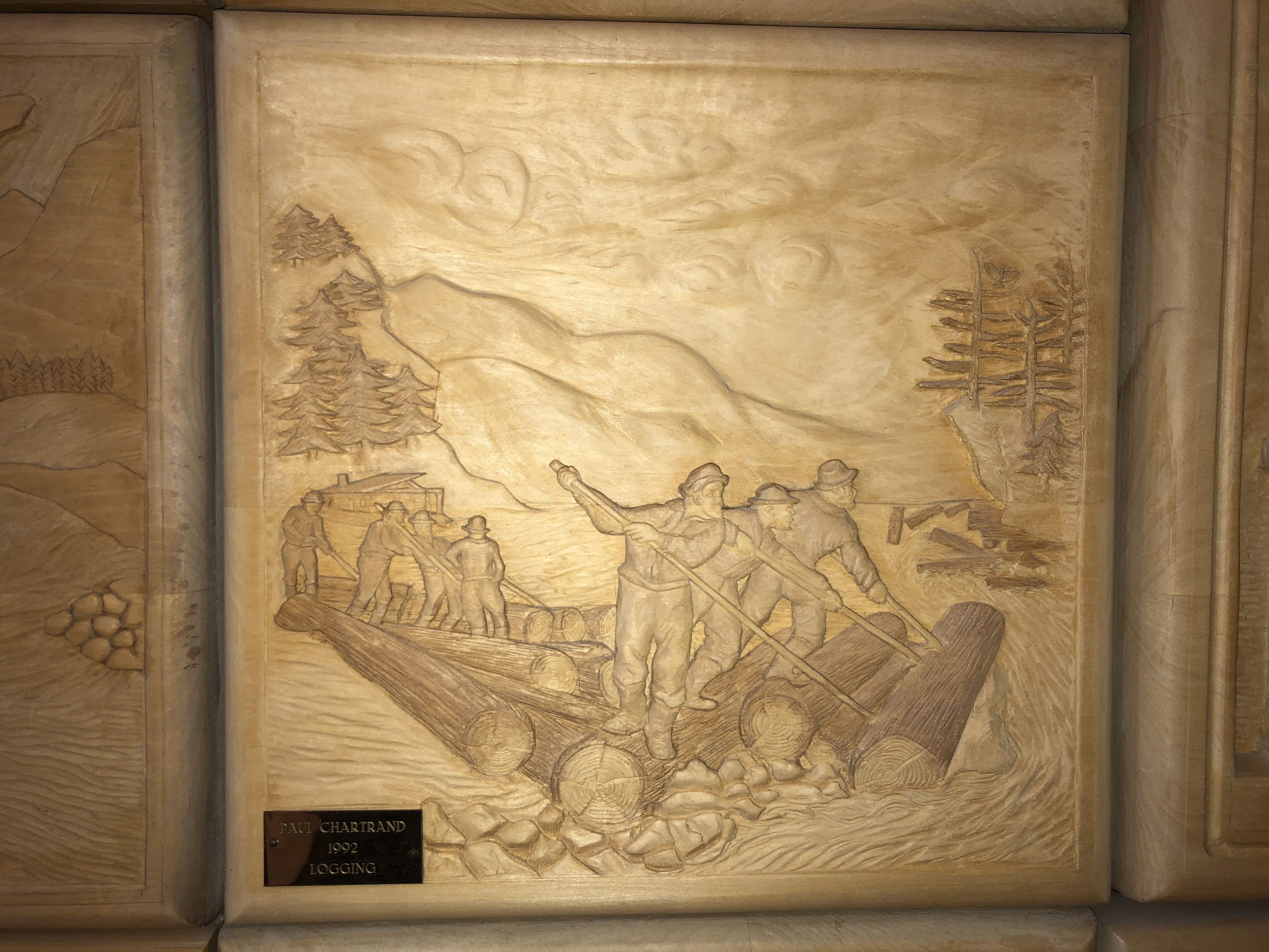 Jean_Paul Chartrand's Carving