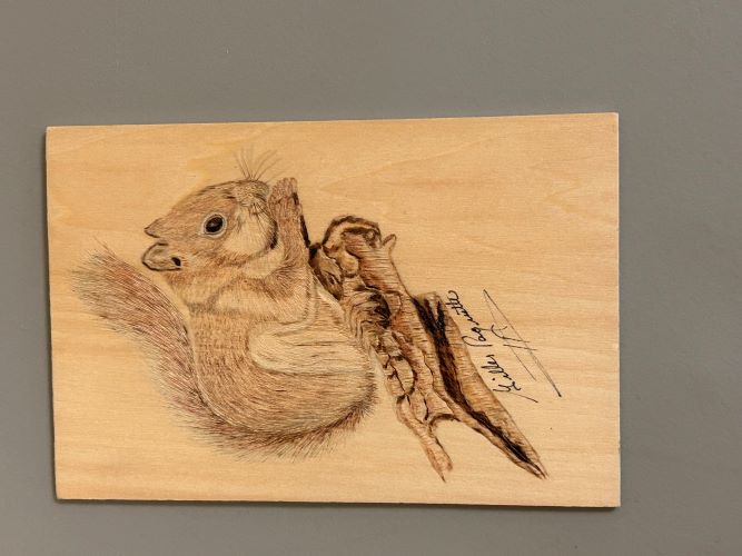 Gilles Paquette's Carving