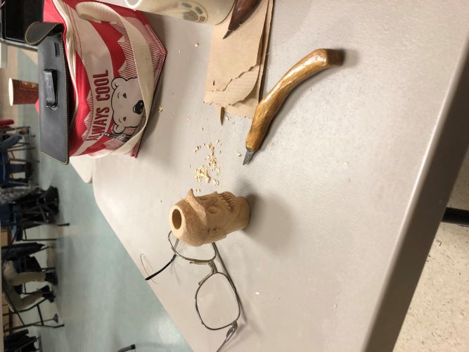 Ernst Lind's Carving