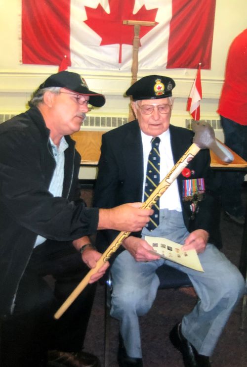 Carving Canes Honor Vets