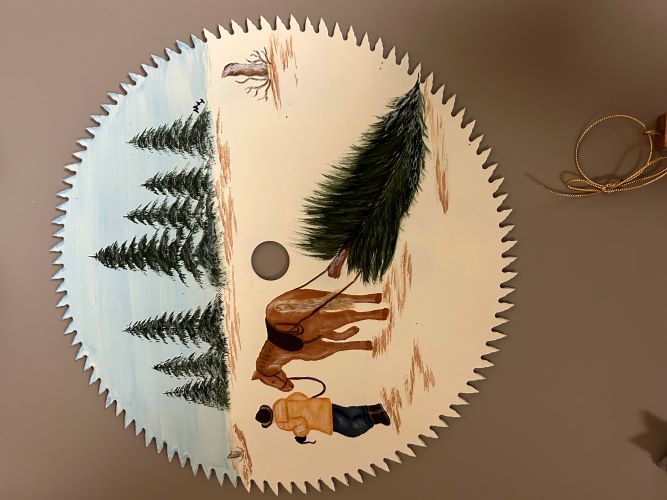 Mary Insley's Carving