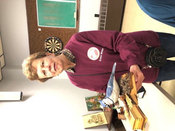 Grace White's Carving