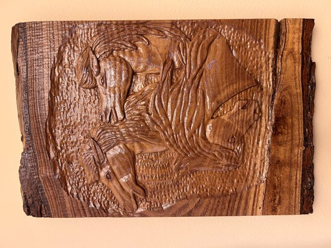 Mary Insley's Carving