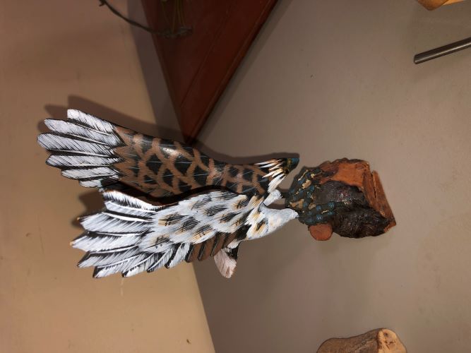 Mary Insley's Carving