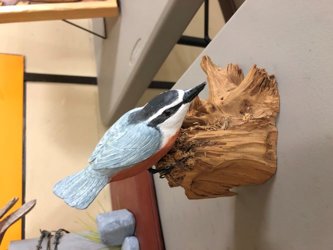 Mary Insley's Carving