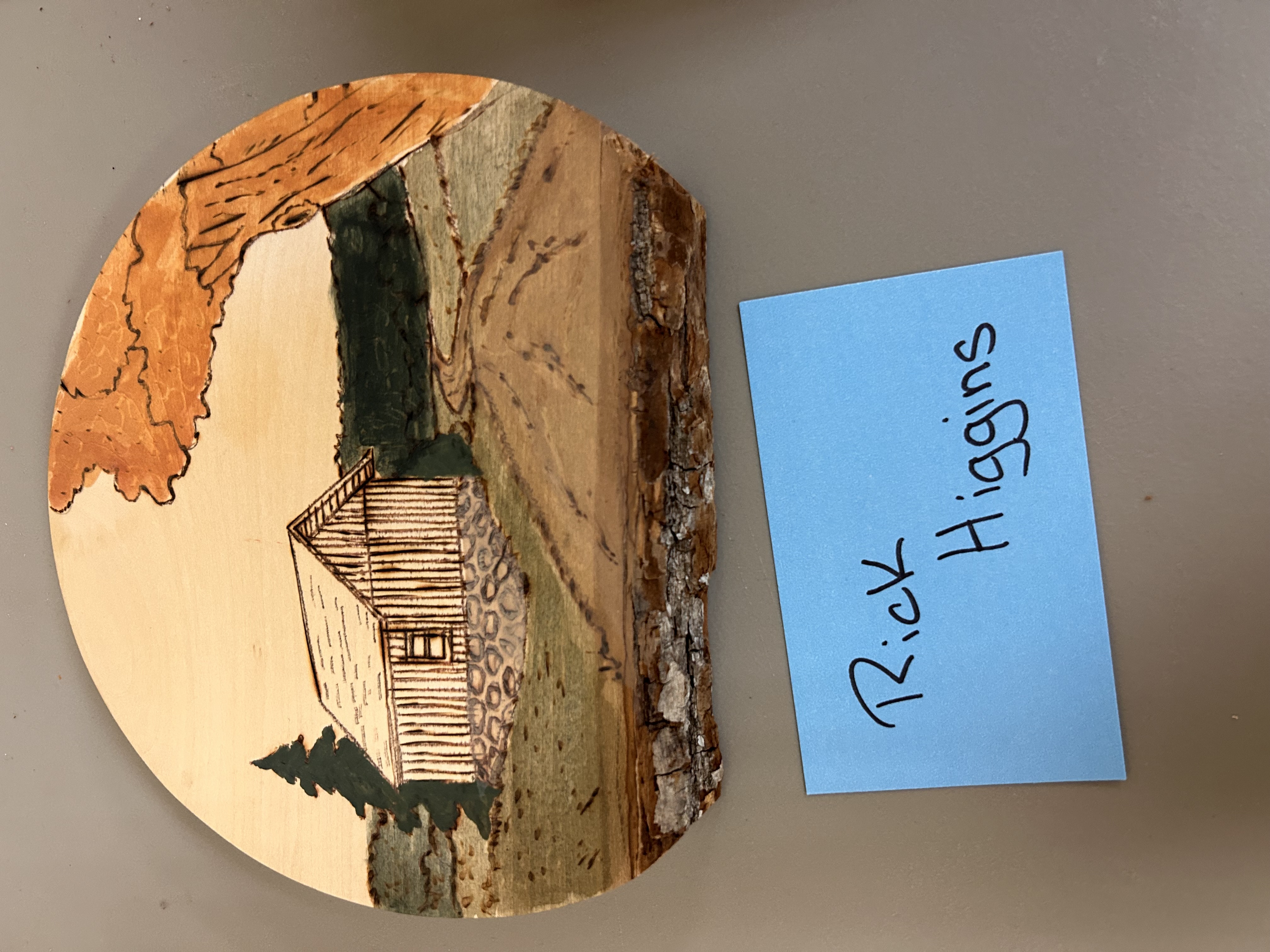 Richard Higgins's Carving