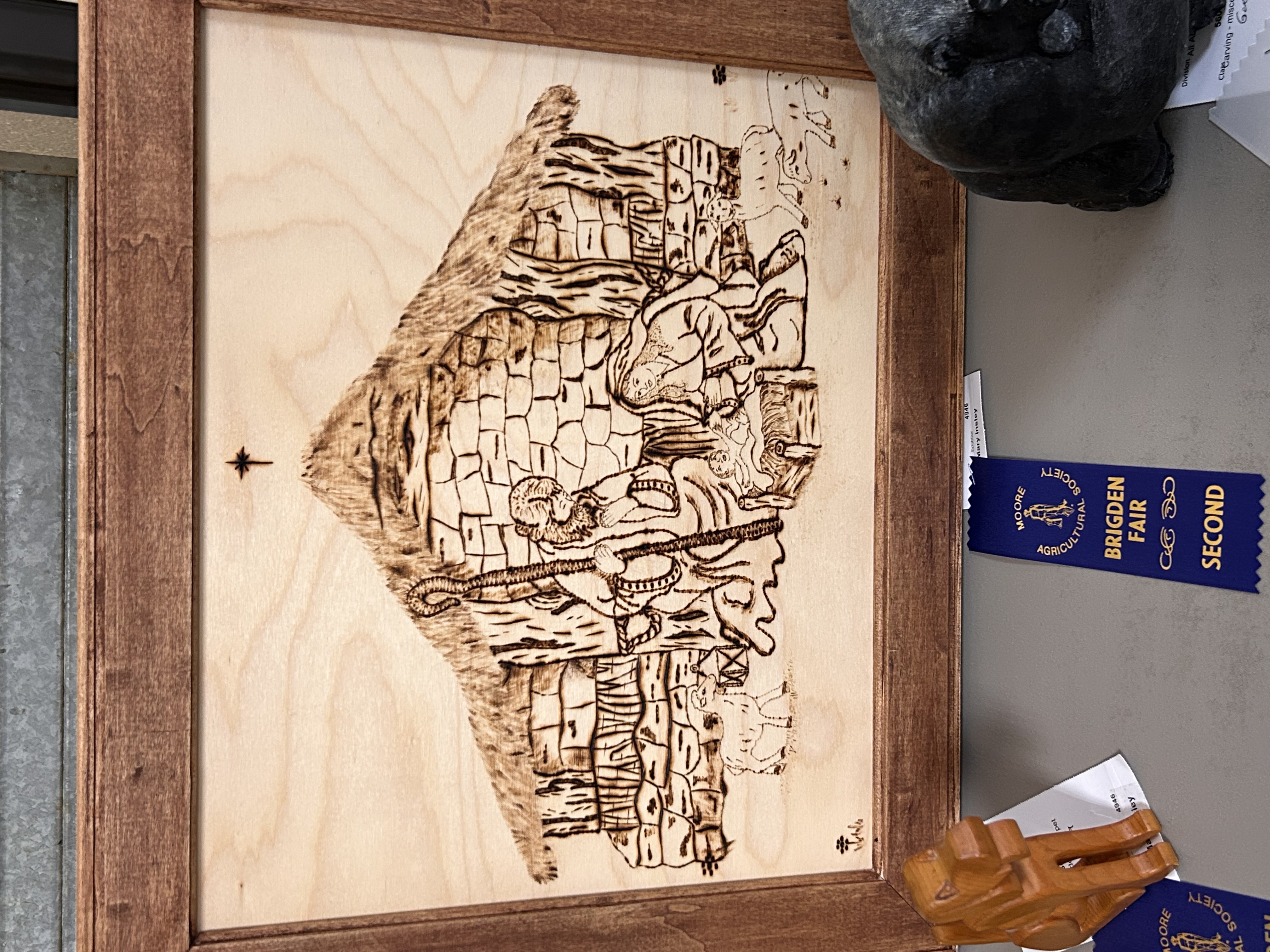 Mary Insley's Carving