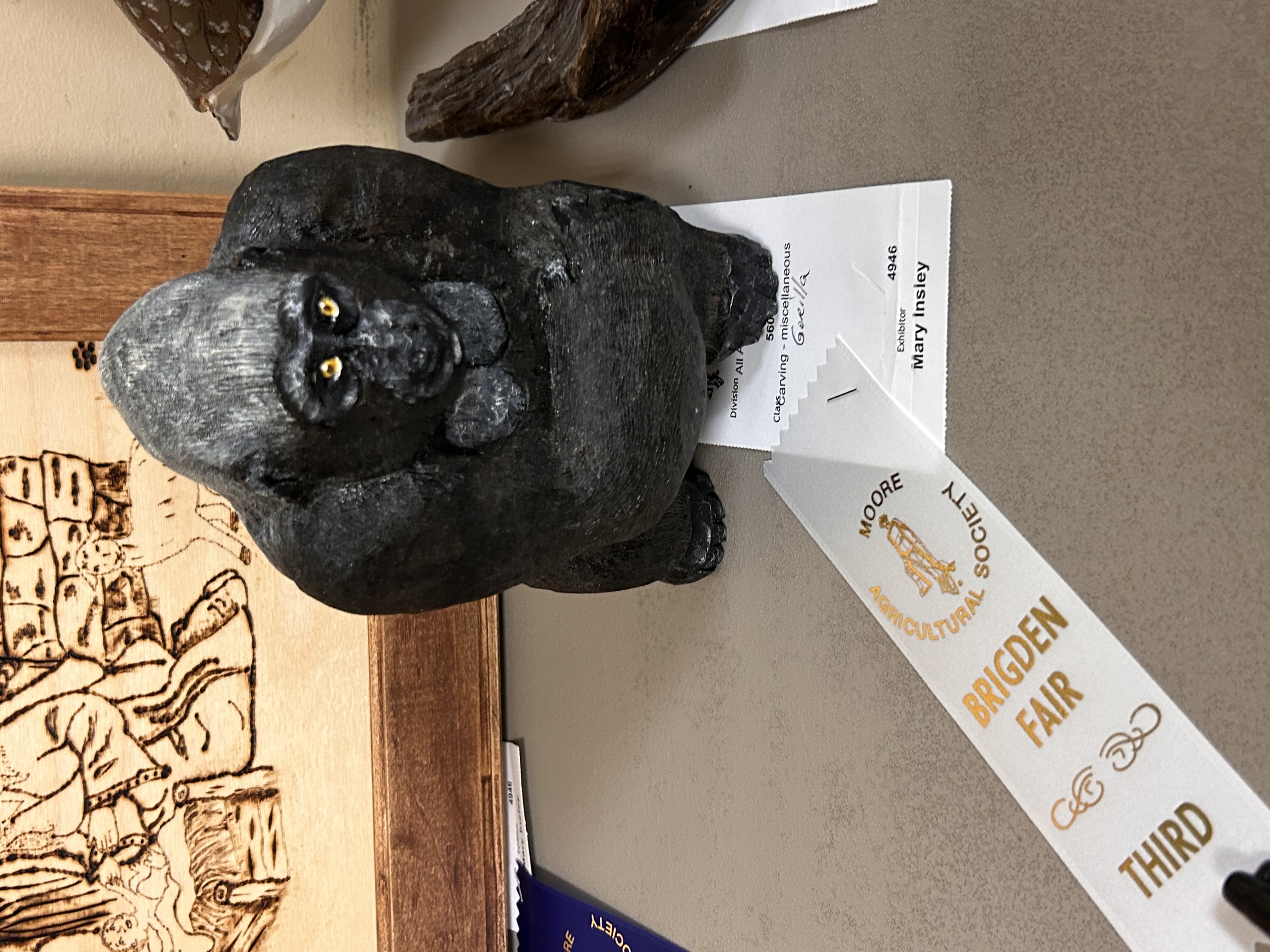 Mary Insley's Carving