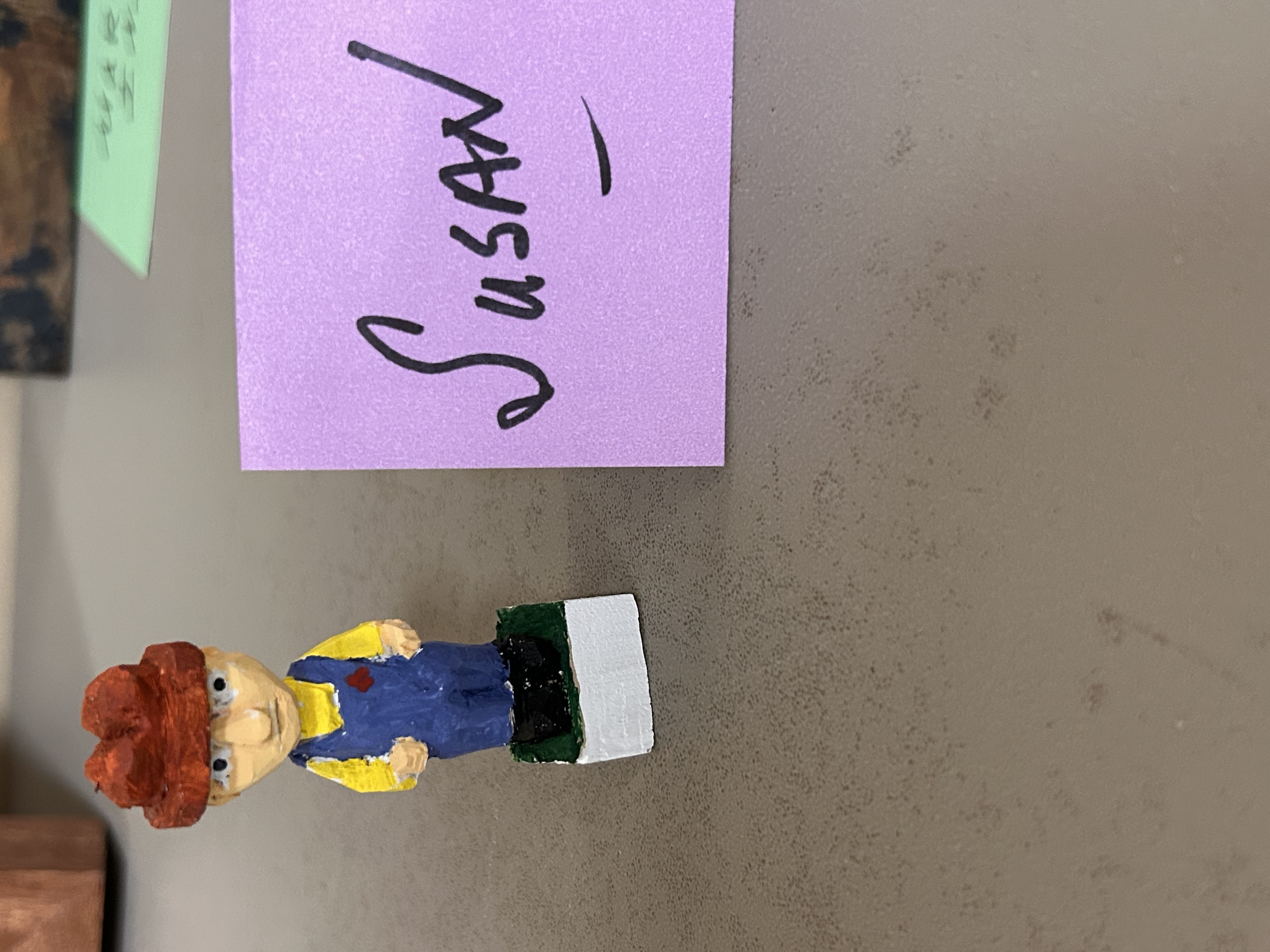 Susan Brooks's Carving