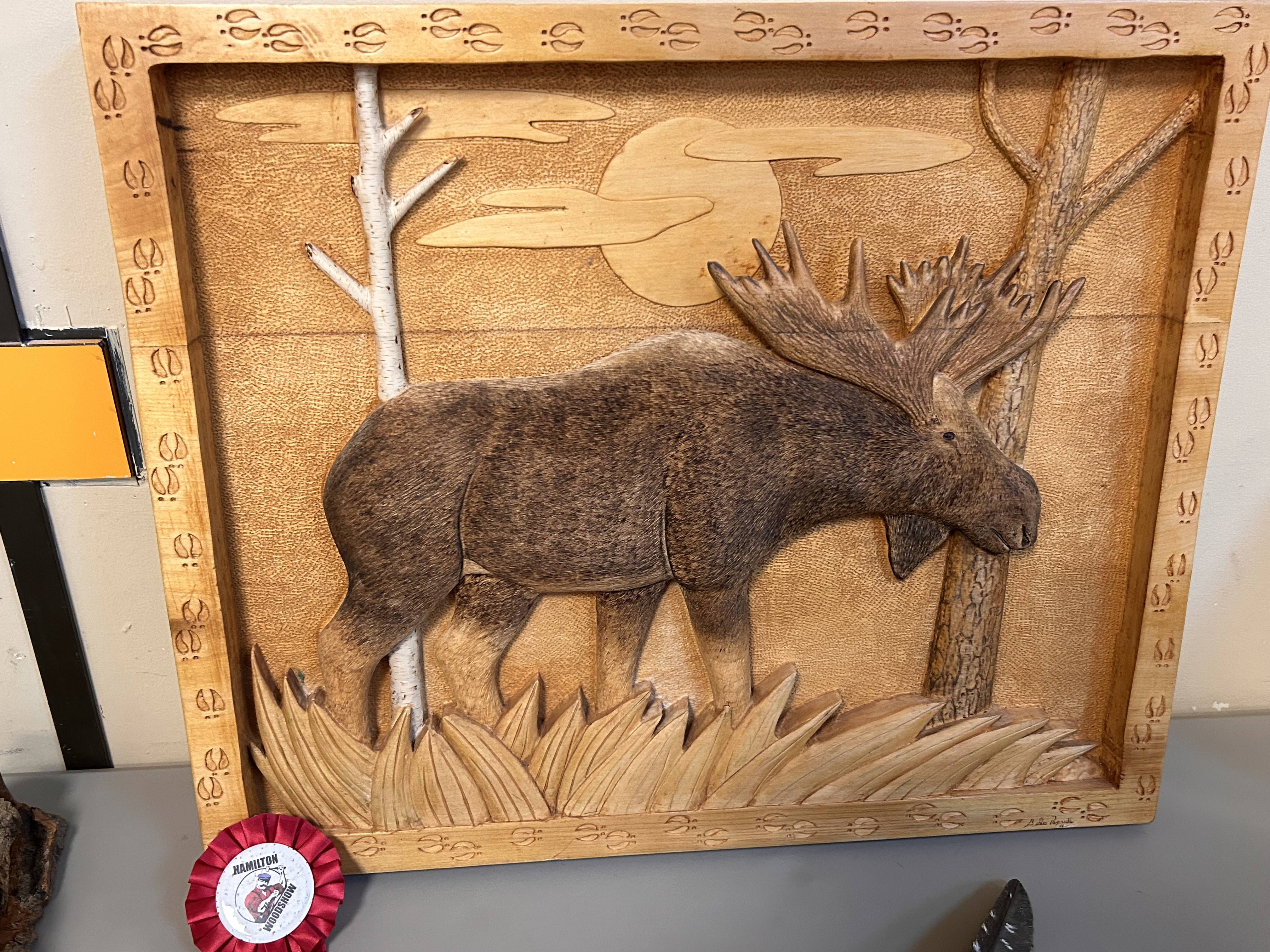 Gilles Paquette's Carving